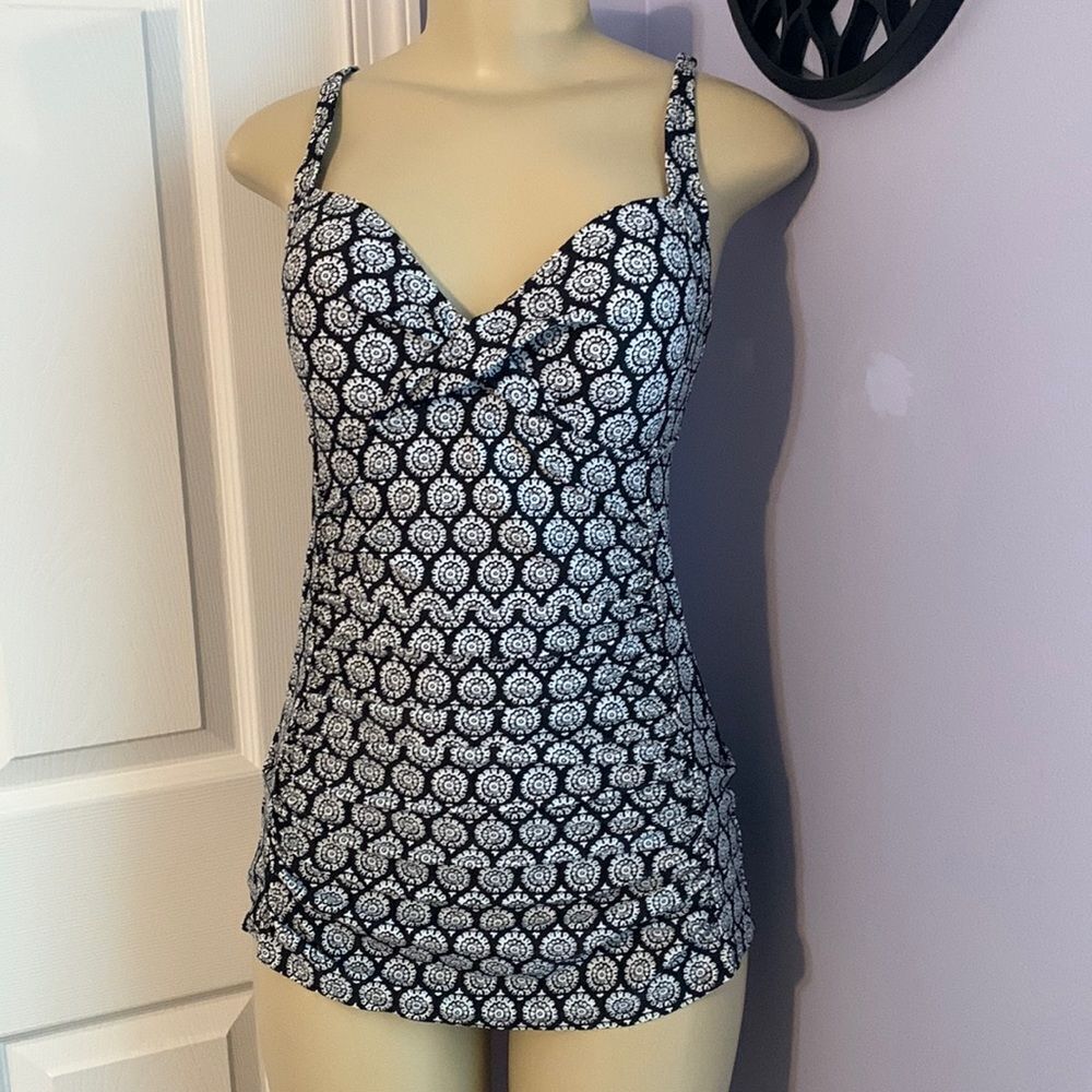 Merona Swim Dress Skirt Swimsuit S